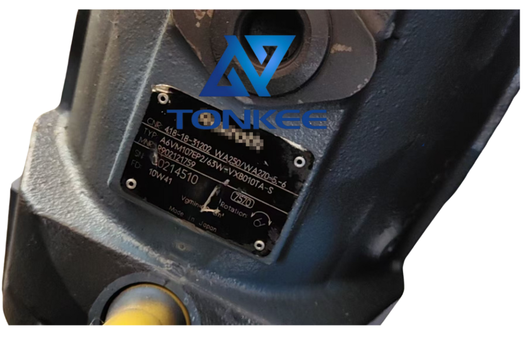 418-18-31202 Hydraulic Piston Motor Replacement for KOMATSU Loader WA250PT