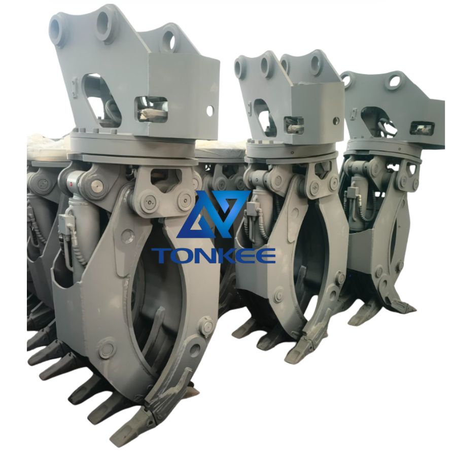 Hydraulic Stone Grapple for 10-100 Ton Excavators | High-Strength Steel
