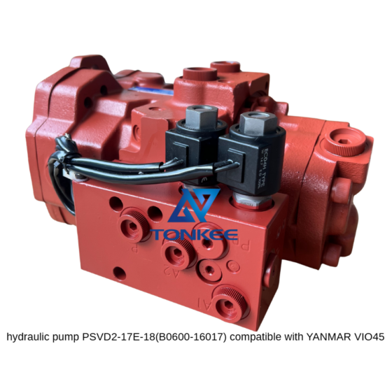 hydraulic pump PSVD2-17E-18 compatible with YANMAR VIO45 4.5 ton excavator Fully Assembled