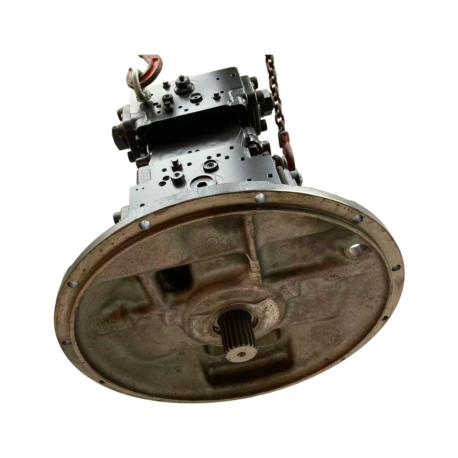 246 TONHYDRO hydraulic pump HPV95 with 2 solenoid valves compatible with Komatsu PC210-7 20 ton excavator fully assembled piston pump - aftermarket parts - Tonkee Machinery_5