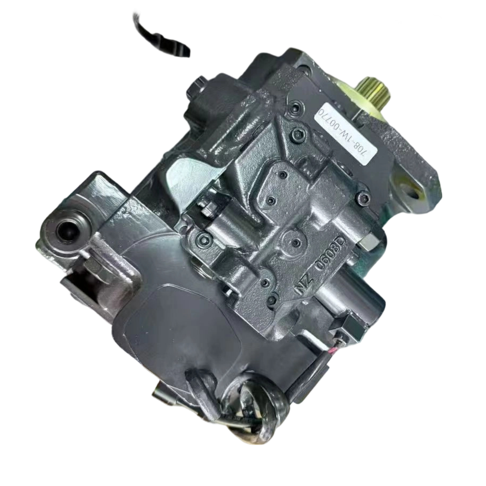 295 WA480-6 hydraulic steering pump compatible with KOMATSU 26 ton wheel loader fully assembled piston pump 40KG USD4709