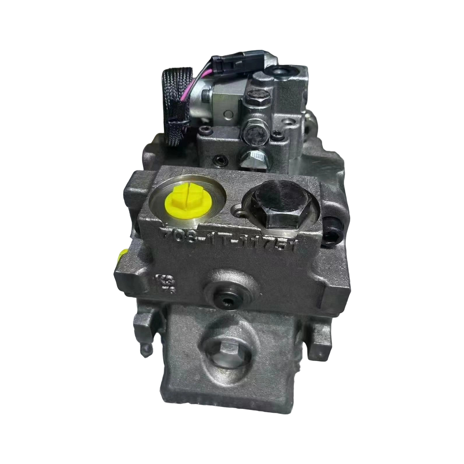 296 708-1T-11751 hydraulic fan pump compatible with KOMATSU WA470-6 23 ton wheel loader fully assembled piston pump 29KG USD3099