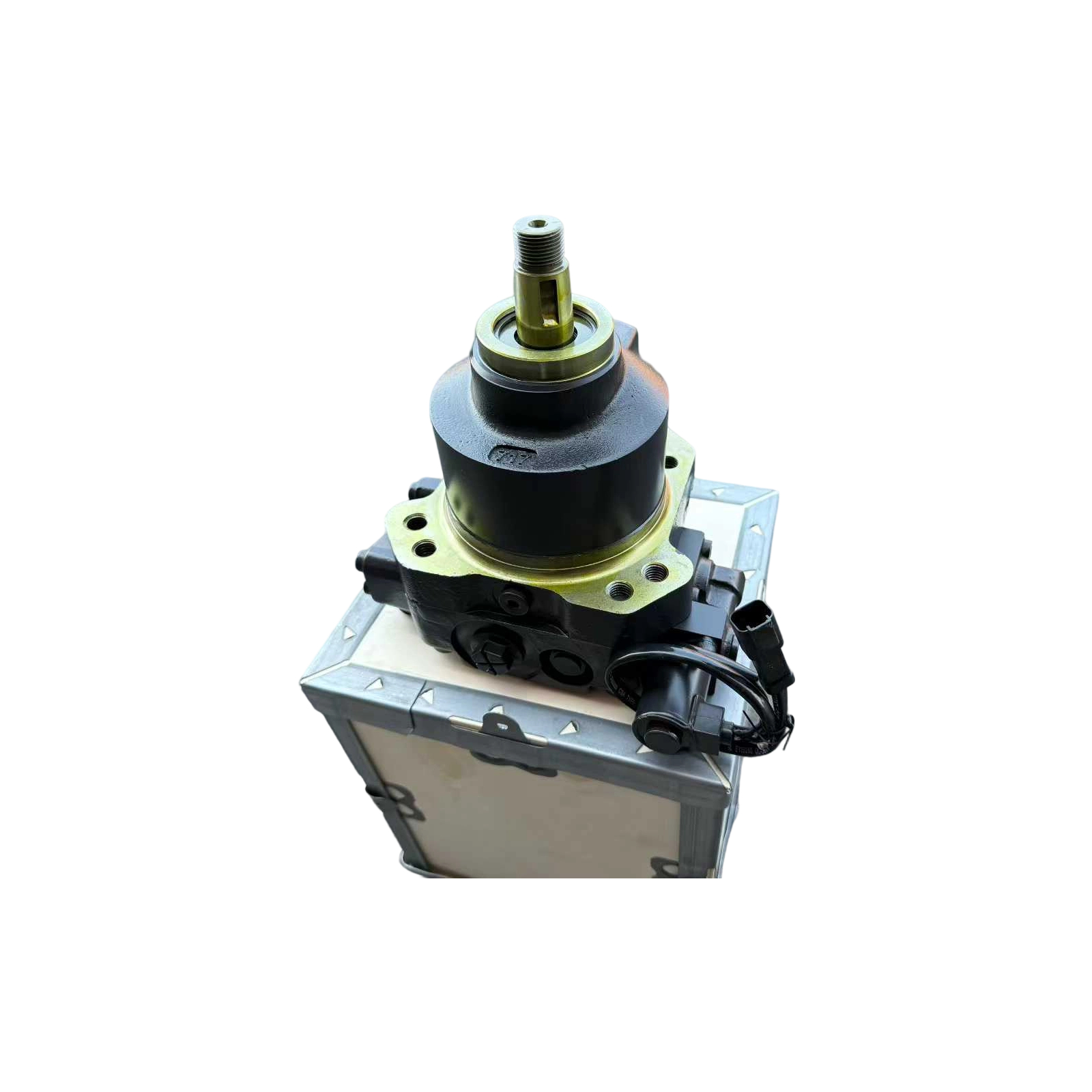 312 708-7S-00550 fan motor compatible with KOMATSU WA480-6 25 ton wheel loader fully assembled radiator fan dirve motor 18KG USD2409
