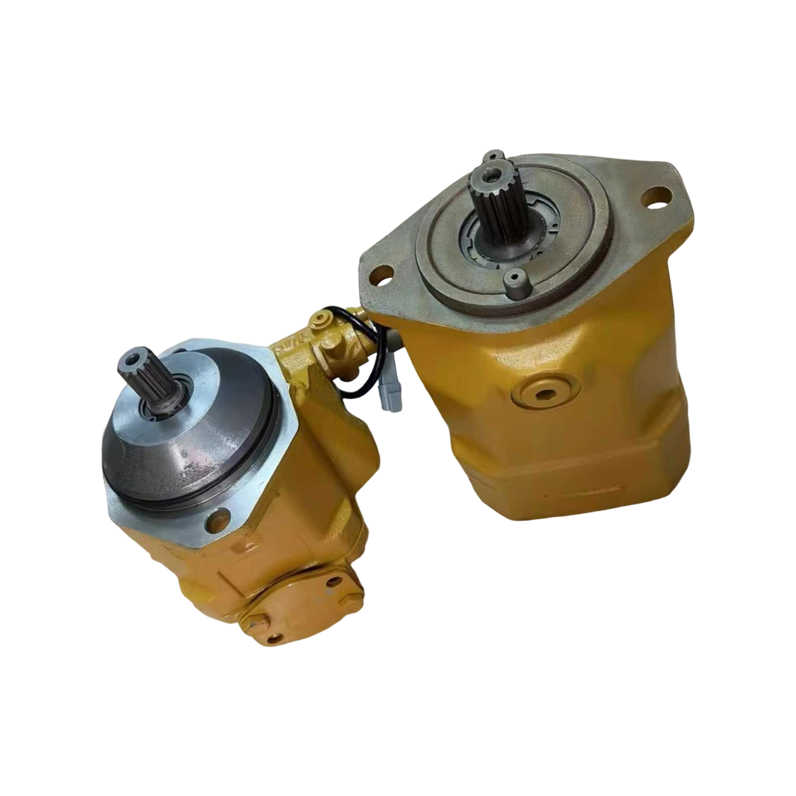 322 2959426 & 2959429 fan pump and fan motor compatible with CATERPILLAR 345D 45-ton mining excavator fully assembled radiator cooling fan dirve pump & motor 40KG USD3800