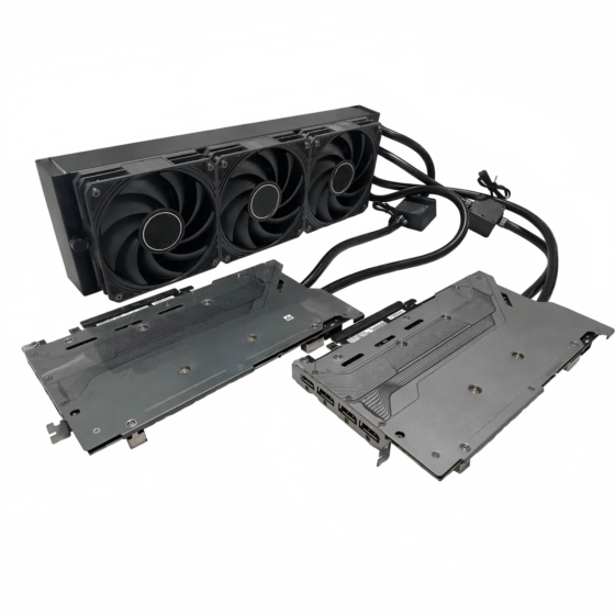 Dual RTX4090 AIO GPU Cooler Copper Water Cooling Block Kit for GIGABYTE